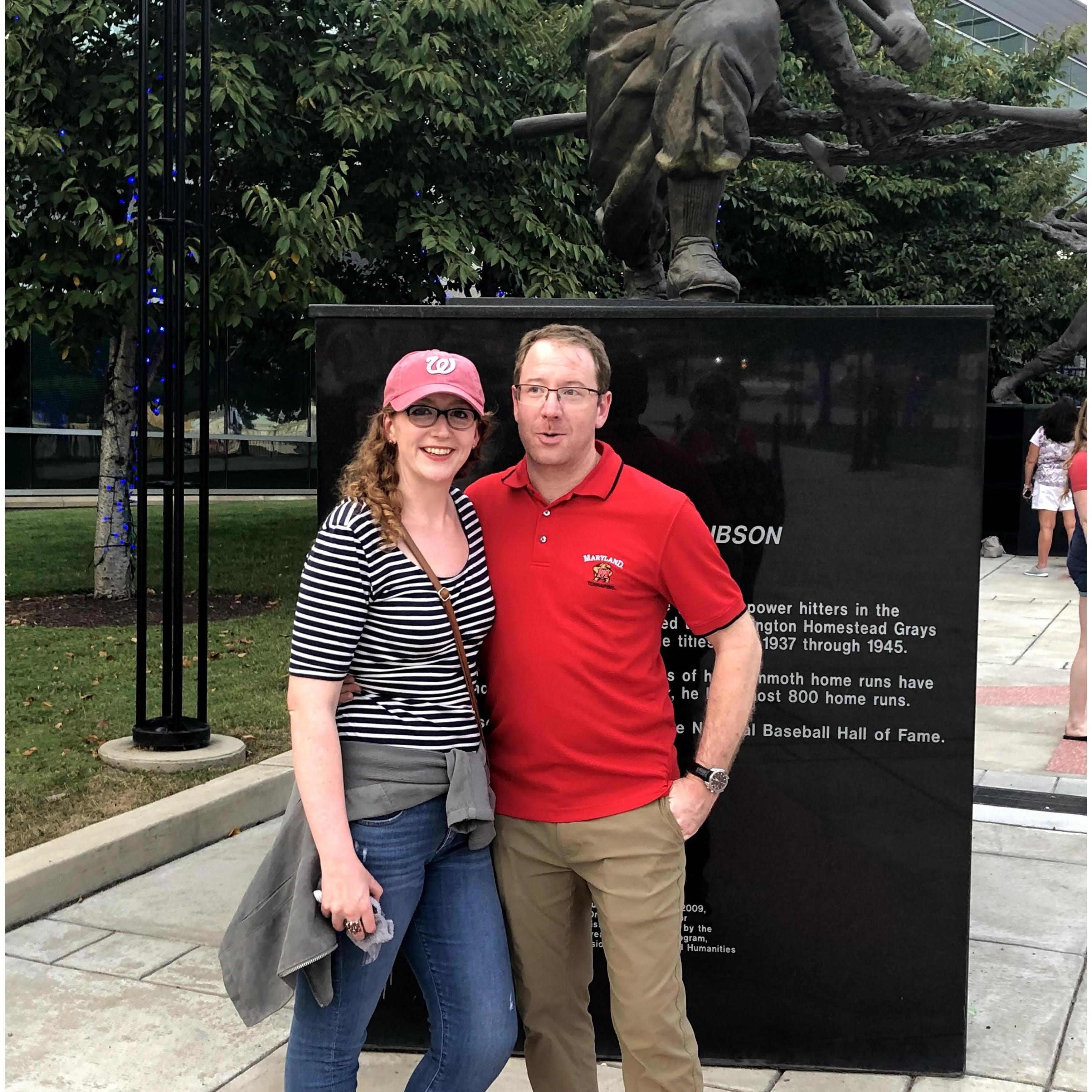Our first Nats game together