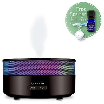 Product description page - AromaMist Ultrasonic Oil Diffuser Black - SpaRoom®