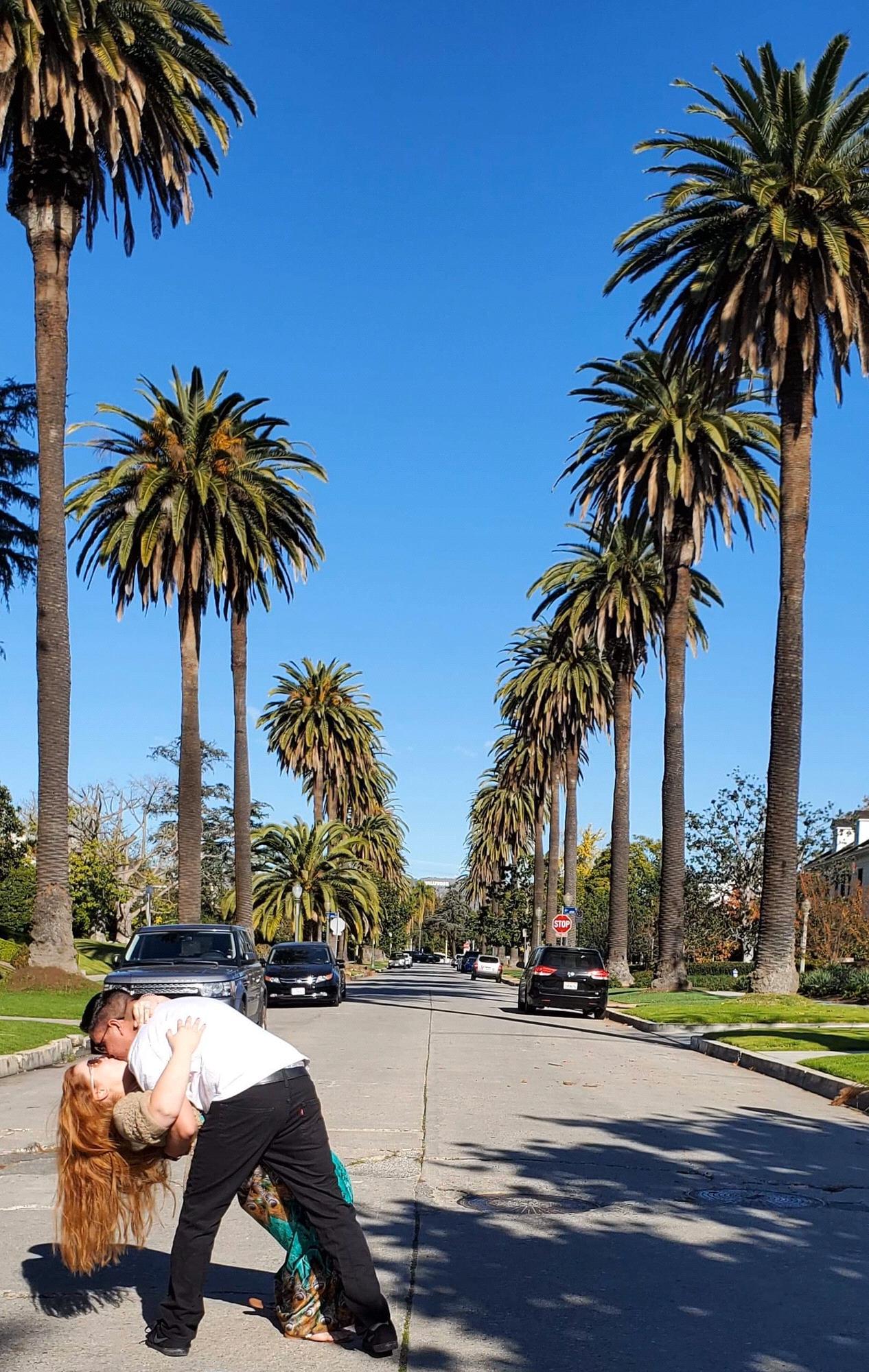 Los Angeles 2020 before we headed to Vegas to pick our wedding venue