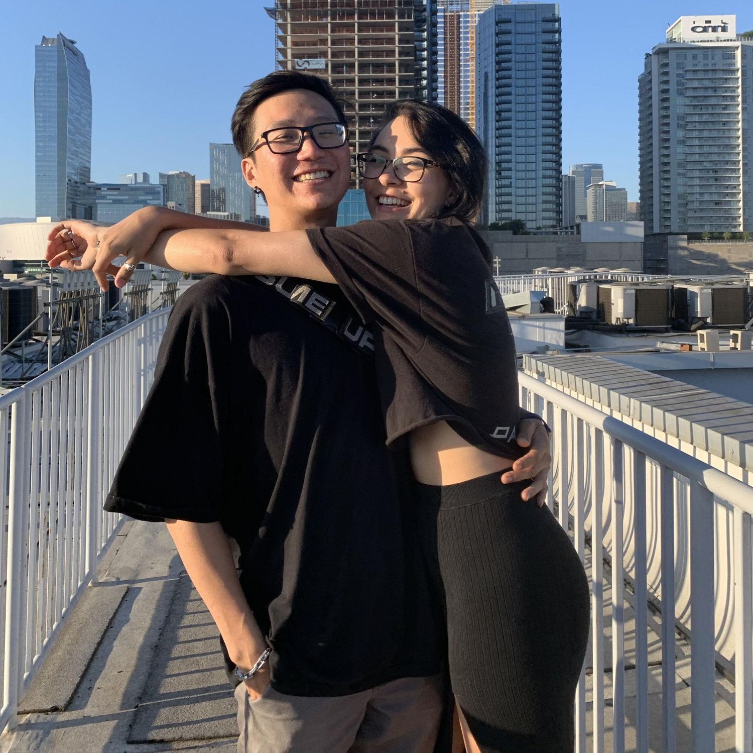 Our first 'official' photo as a couple hehe