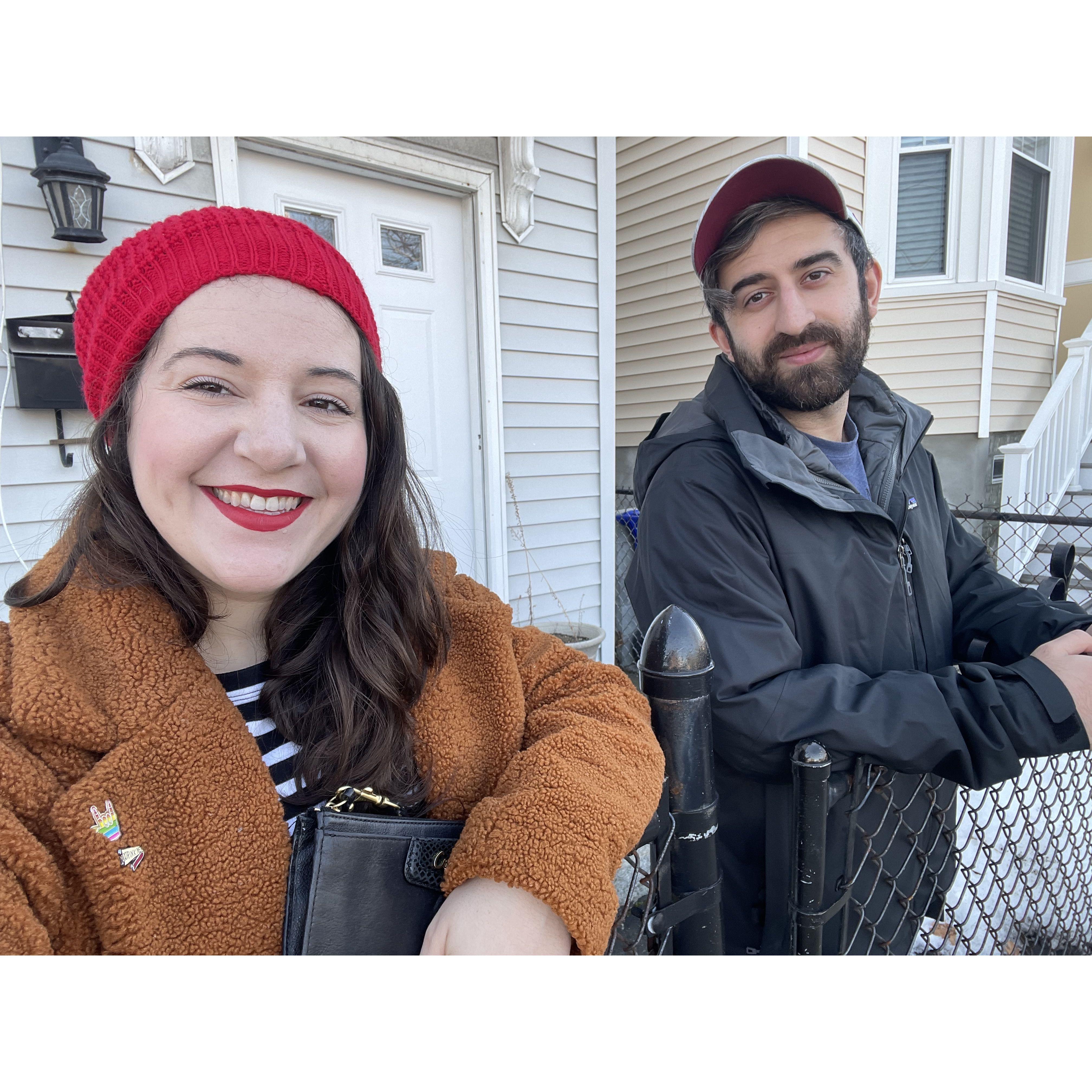 Cyrus moved Abby to Boston in 2022, when they again, maintained a long-distance relationship