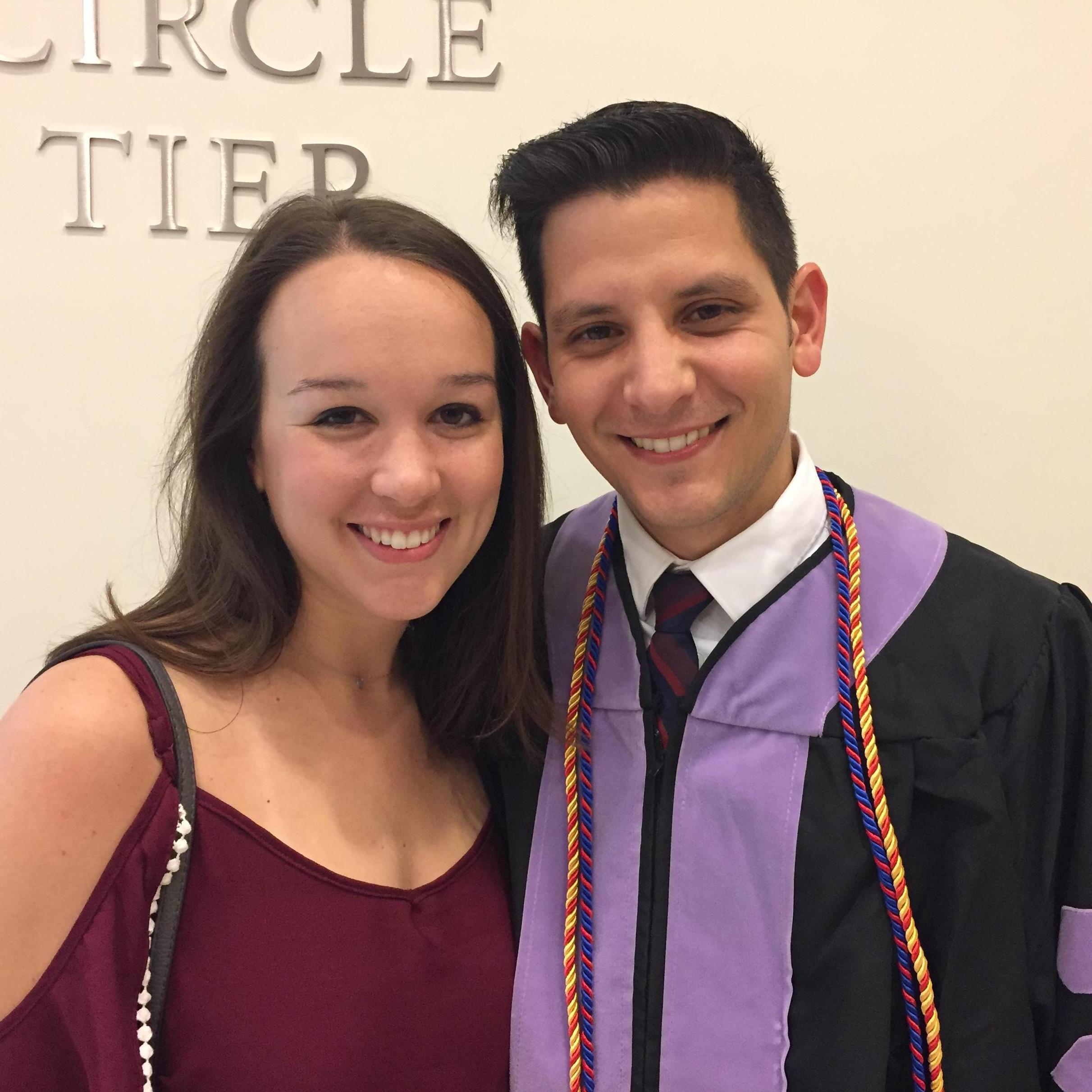 At Cesar's Dental School Graduation