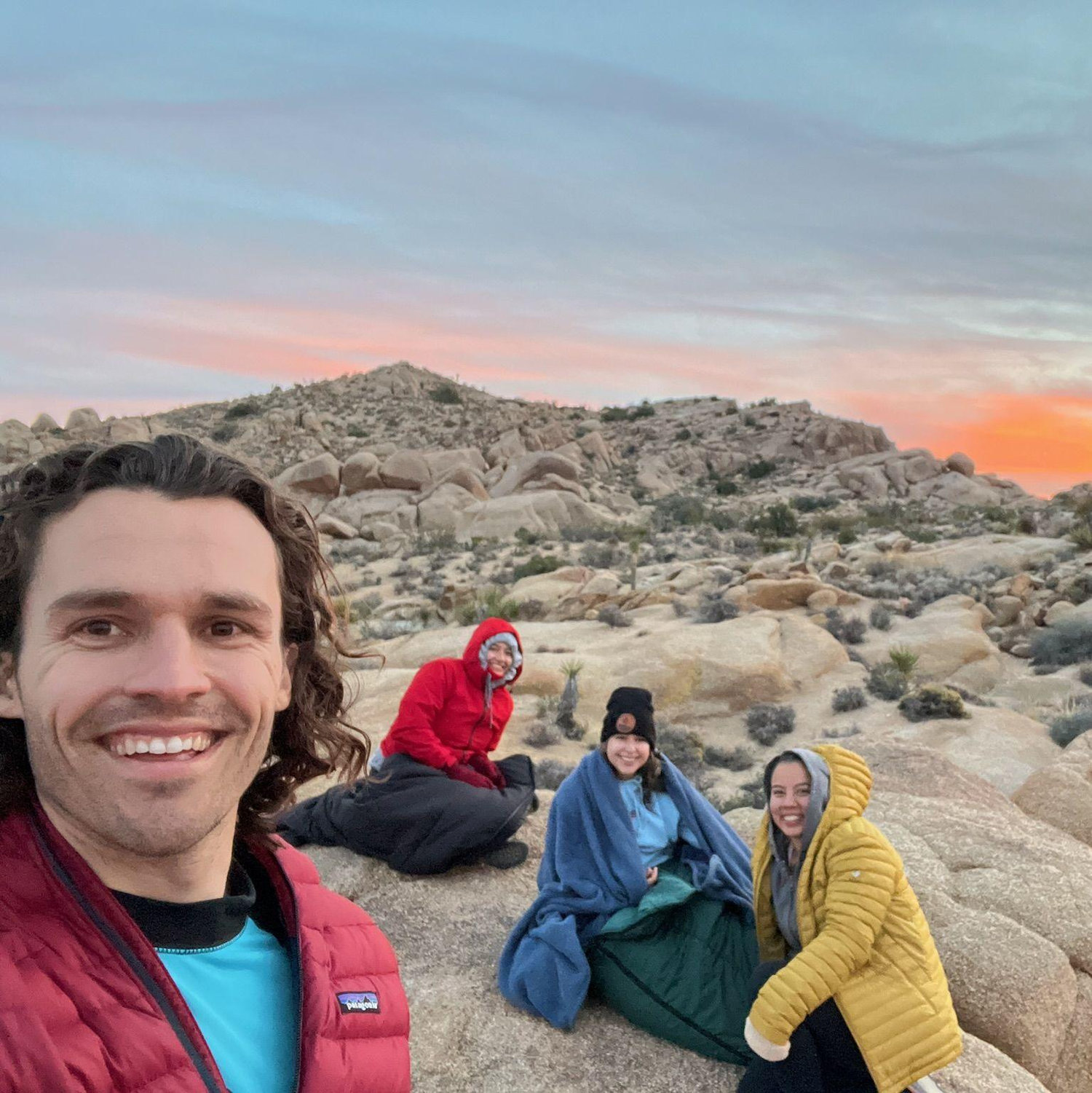 11/26/2023 - Camping trip in Joshua Tree! 
We had so much fun even though it was colder than expected,  hahaha