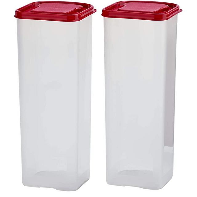Buddeez Bread Buddy 2 Pack Set w/Red Lids Dispenser, 2 Pieces
