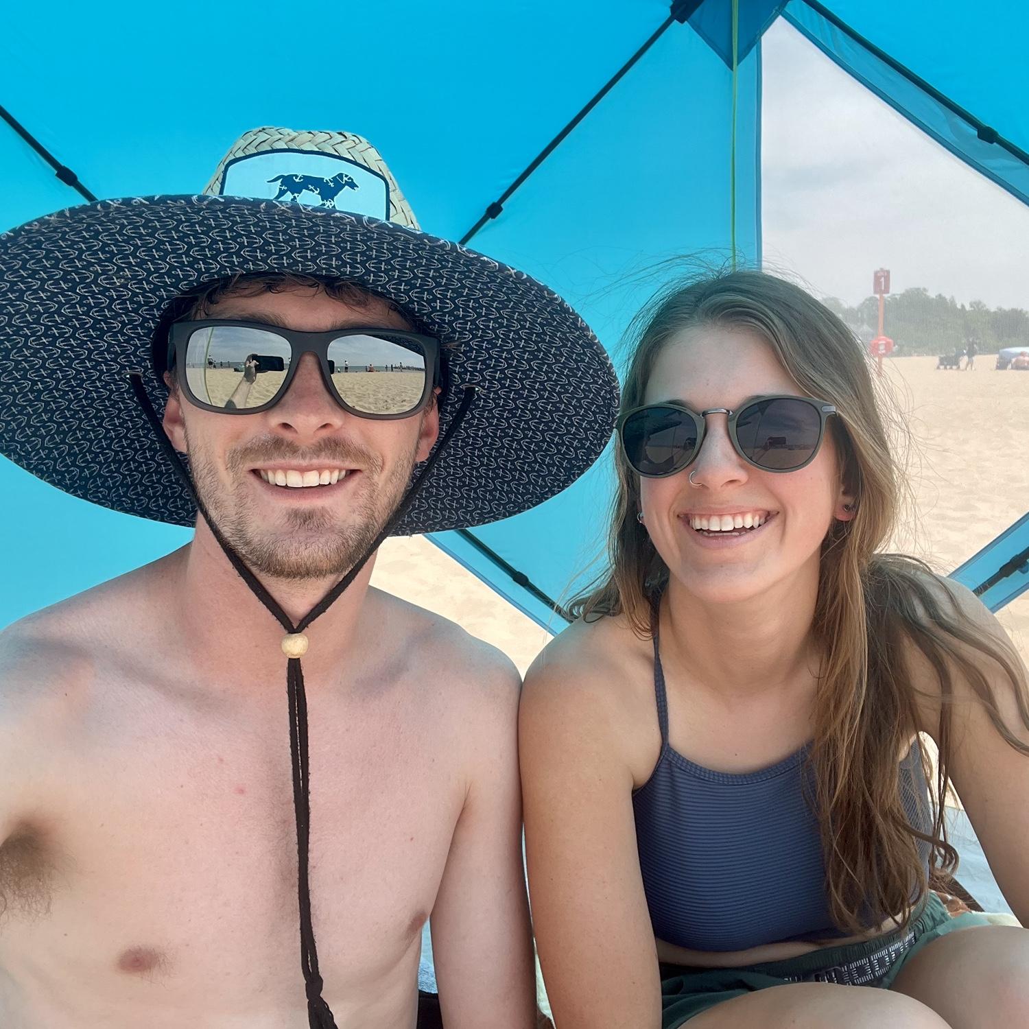 First beach day of many this past summer!