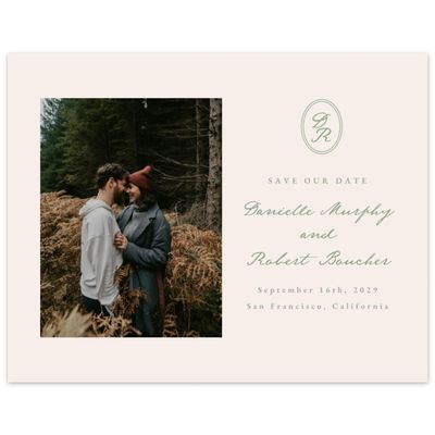 Linen, Beige Wedding Digital Save the Date - Dolores Photo