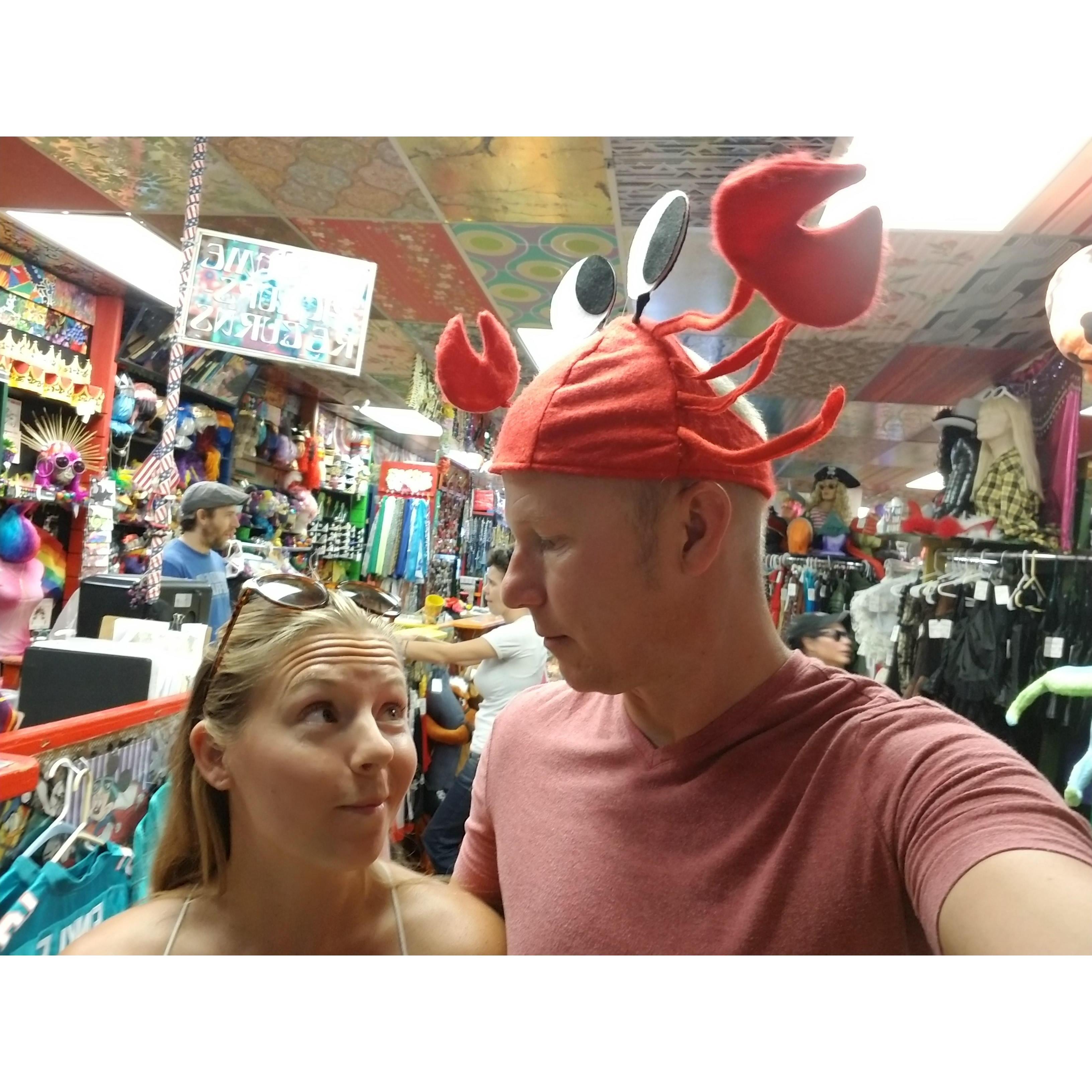 crabs on the brain - austin tx; august 2019