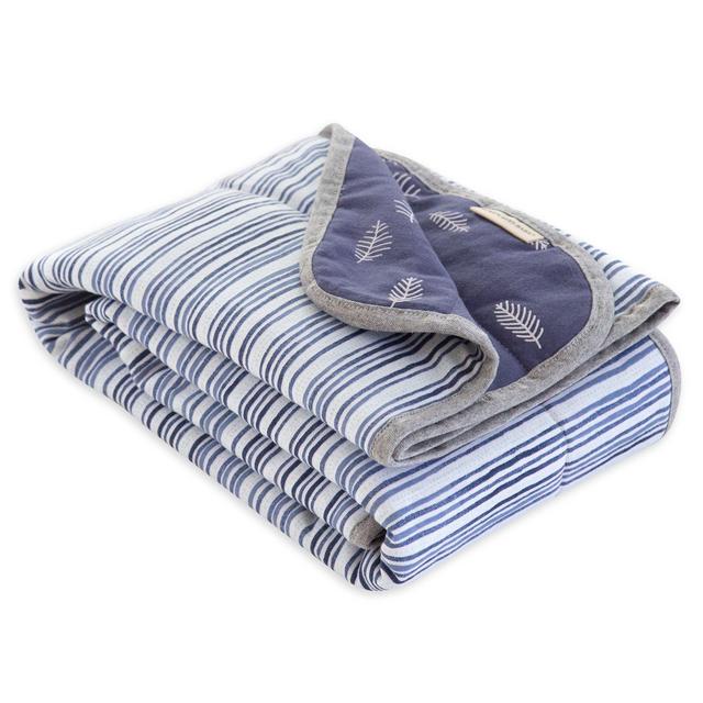 Jersey Knit Organic Reversible Baby Blanket