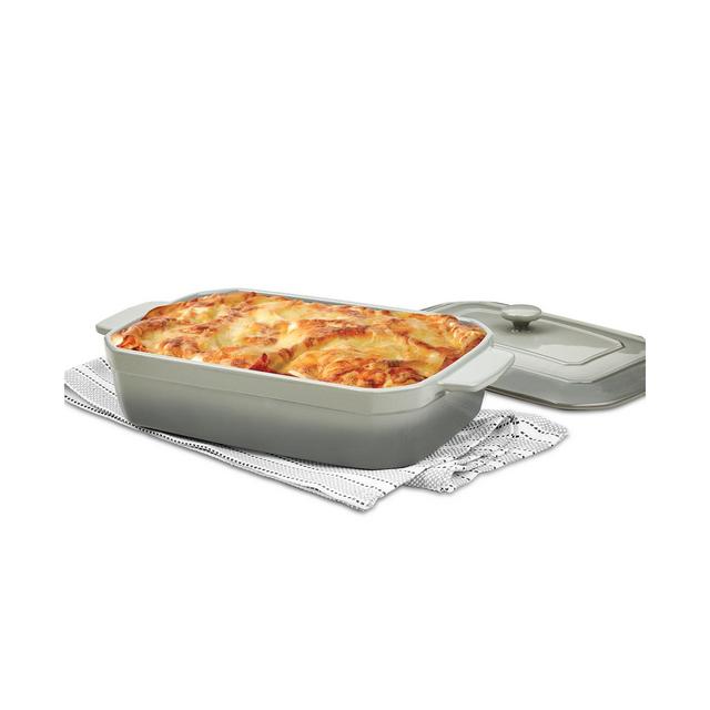 Martha Stewart Collection Stoneware Lasagna Pan with Lid, Created for Macy's