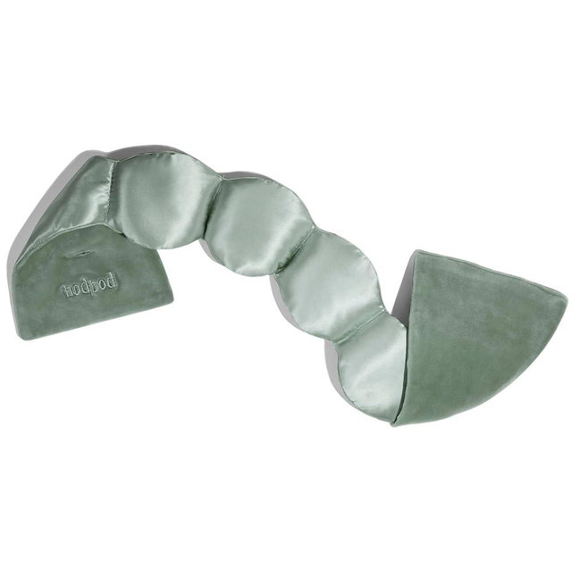 Nodpod Gentle Pressure Silk Sleep Mask | Patented Light Blocking Design for Sleeping, Travel & Relaxation | Bead Filled, Machine Washable (Willow)
