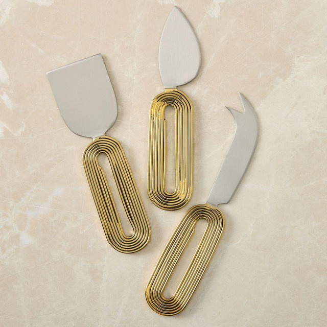 Bodin Wired Cheese Knives, Set of 3