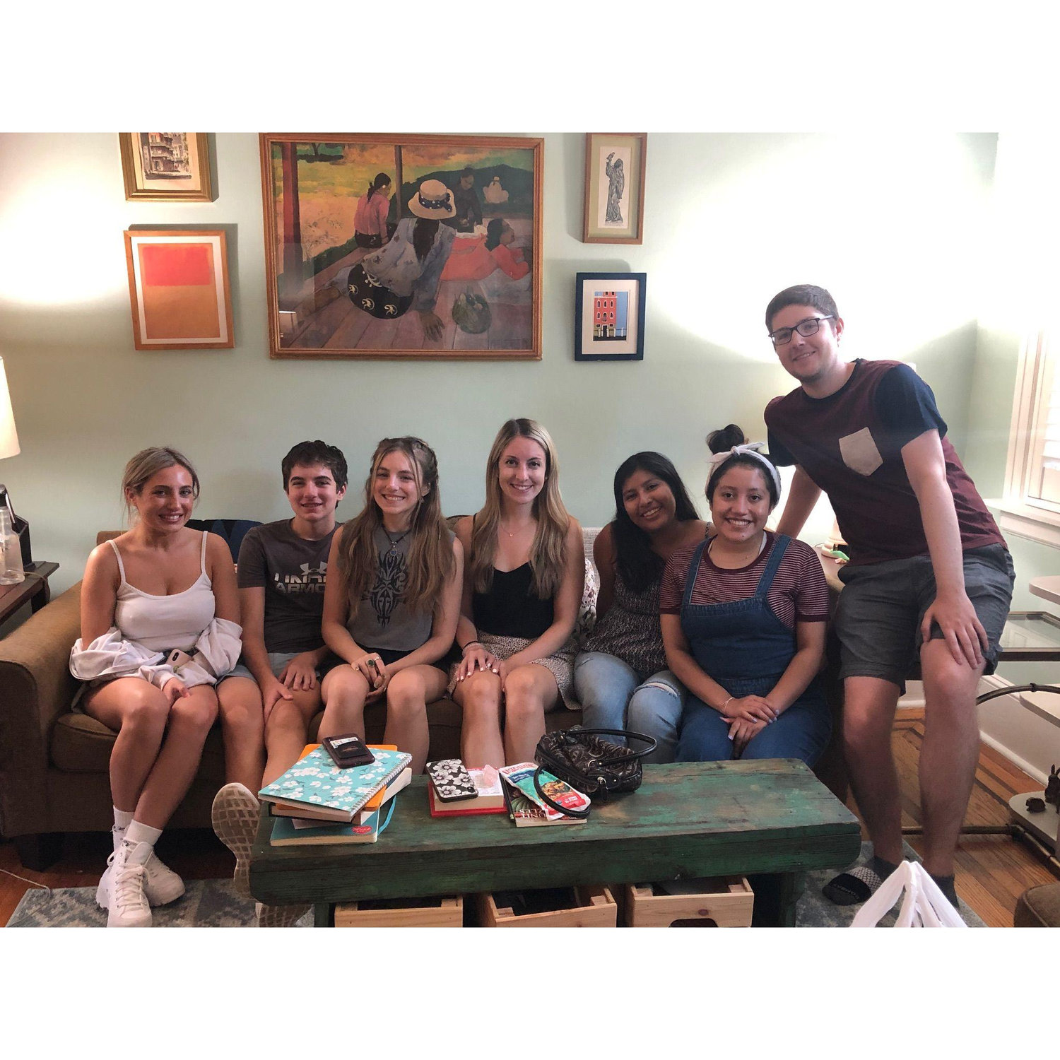 With Ana's cousins