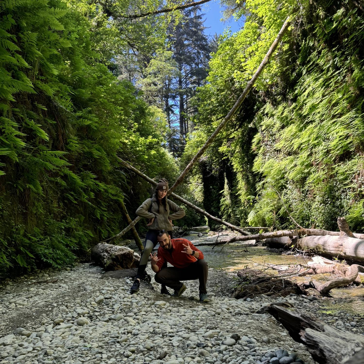 Our first trip together to the Redwoods.