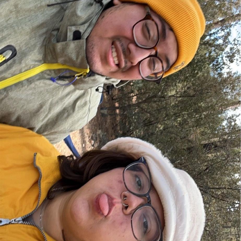 Silly faces on a camping trip😜