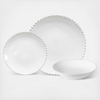 Pearl 12-Piece Dinnerware Set with Pasta Bowl, Service for 4