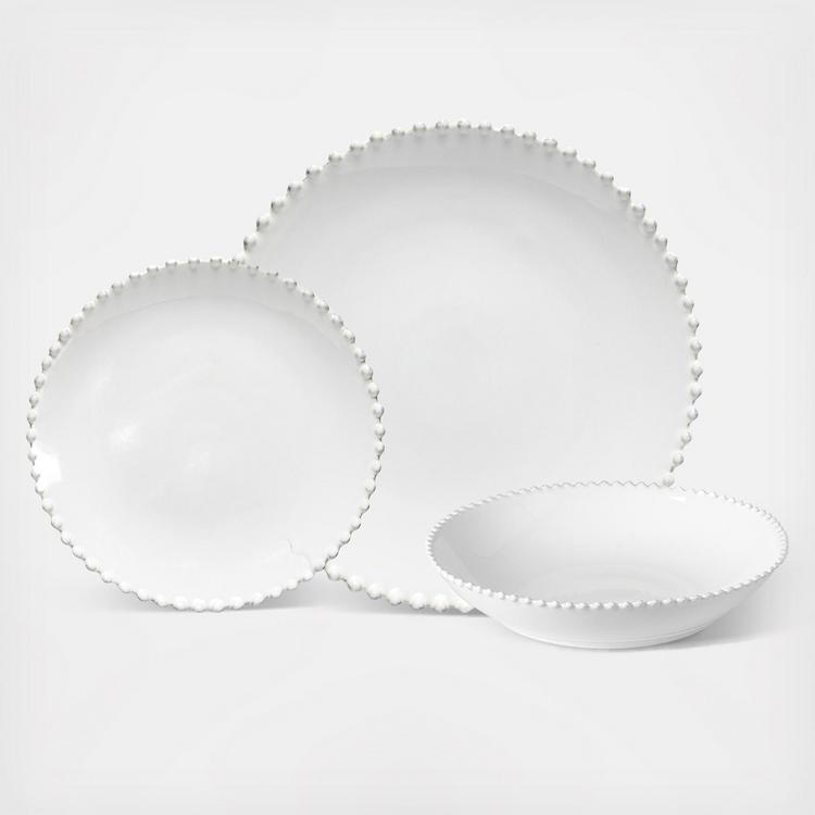 COSTA NOVA, Pearl 12-Piece Dinnerware Set with Pasta Bowl