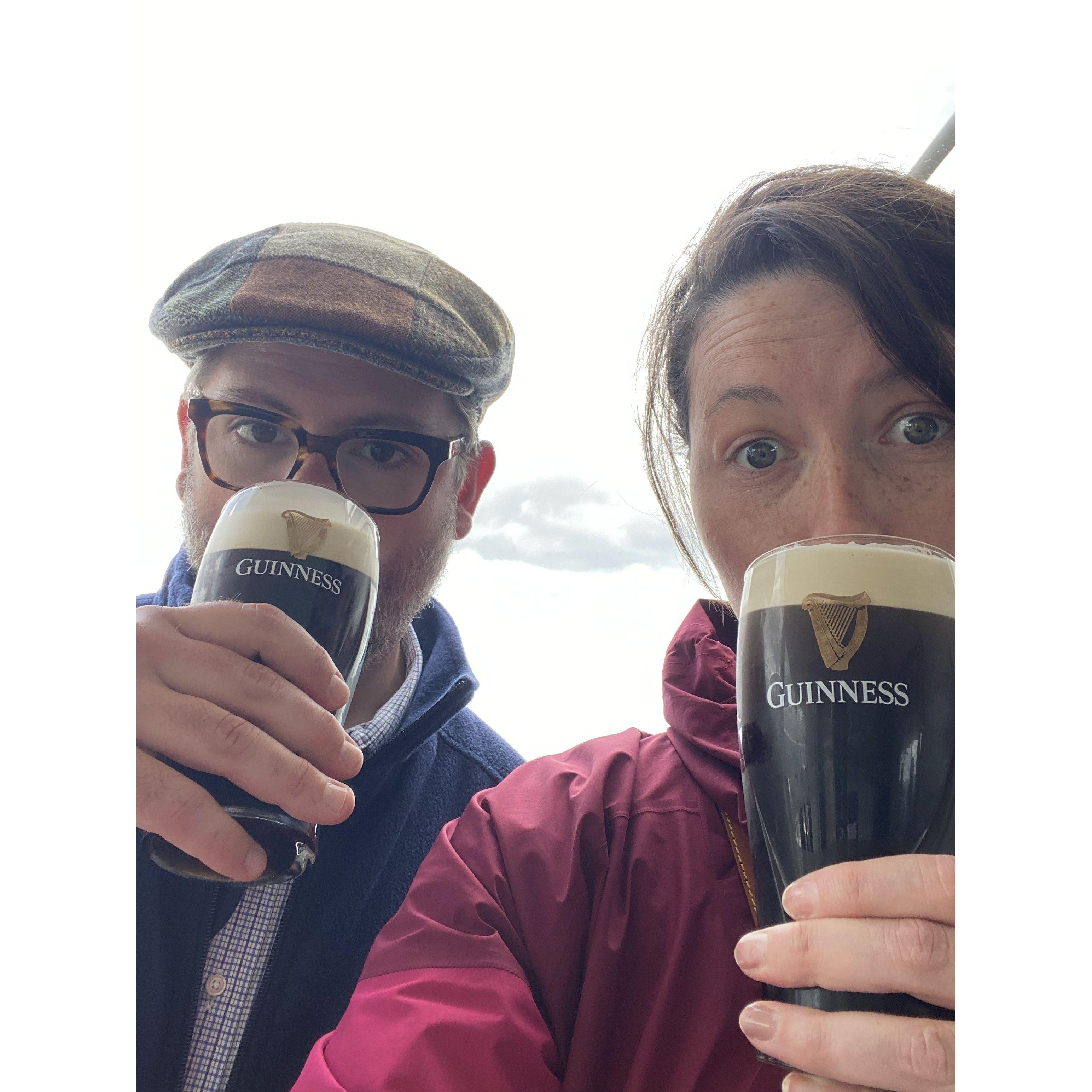 Necessary Guinness selfie at the Storehouse