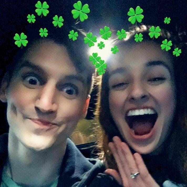 Just engaged! St. Patrick's Day 2018