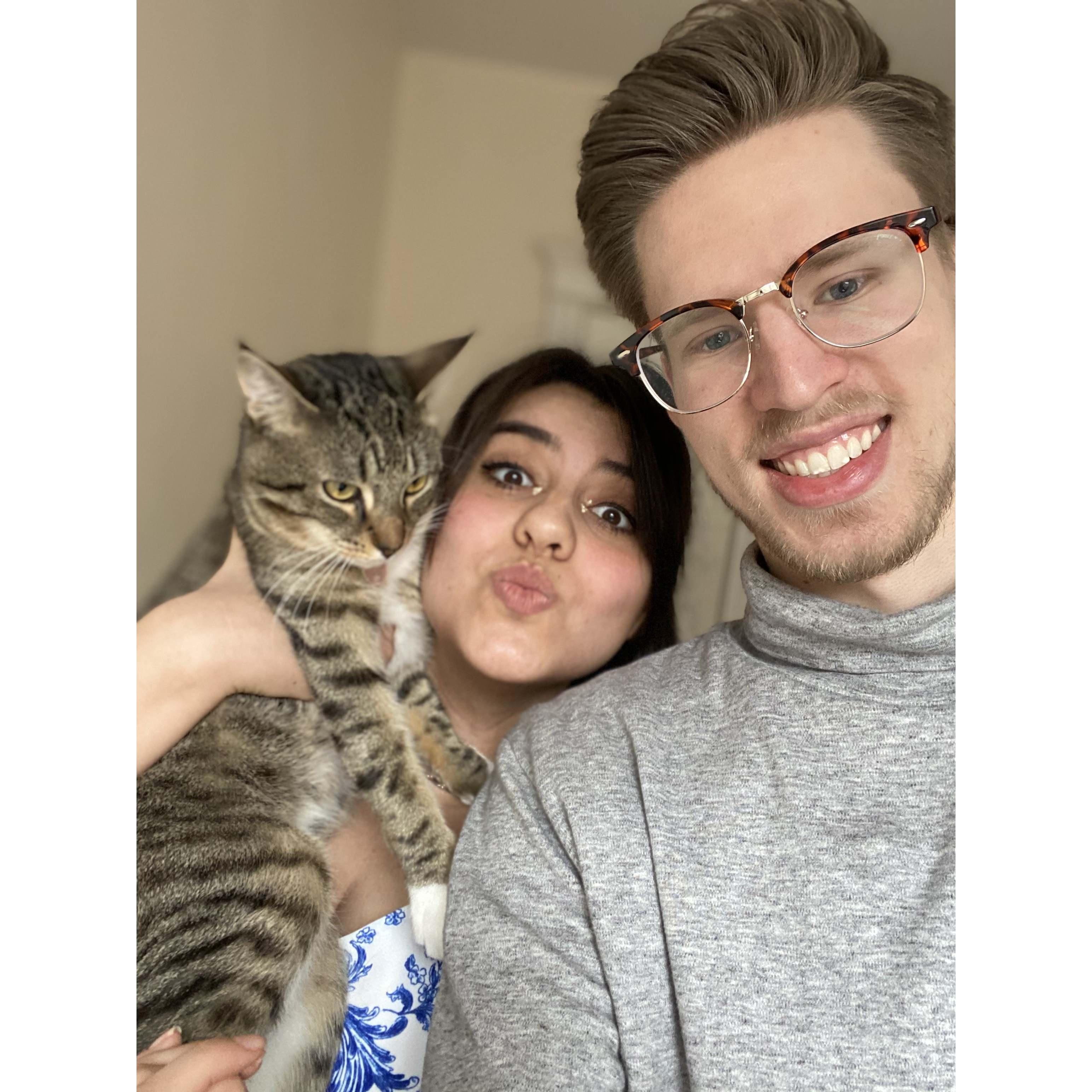 On February 15th, 2020, we adopted our cat (Cubby) together 