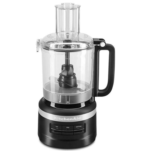 KitchenAid KFP0918BM Easy Store Food Processor, 9 Cup, Black Matte