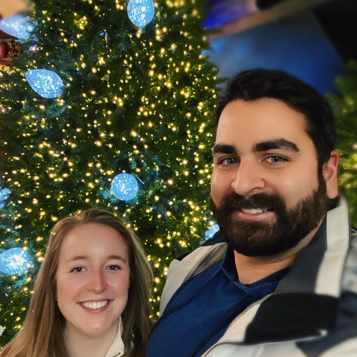 Visiting Bronner's Christmas Wonderland in Frankenmuth, MI.