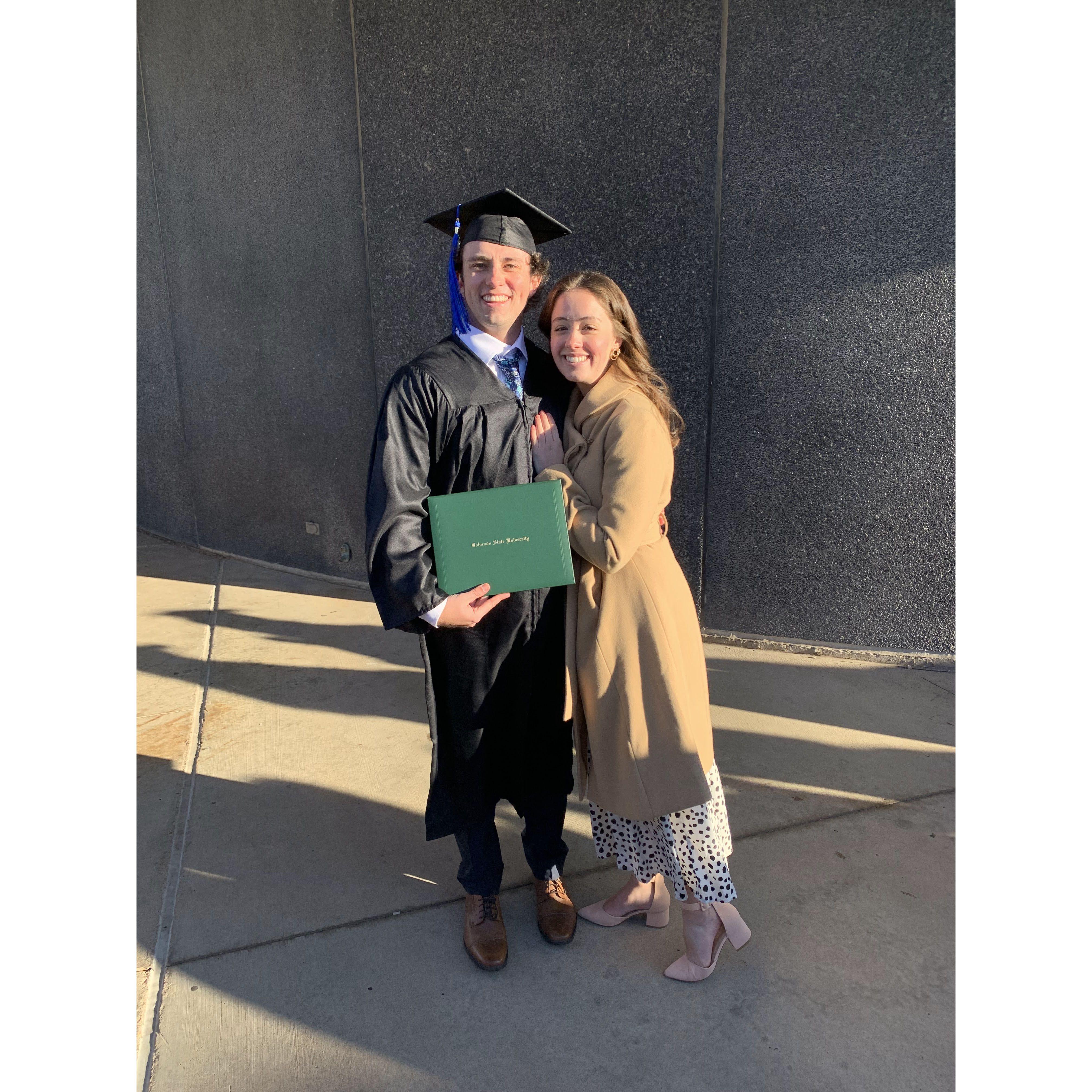 Cole's CSU Graduation 2022