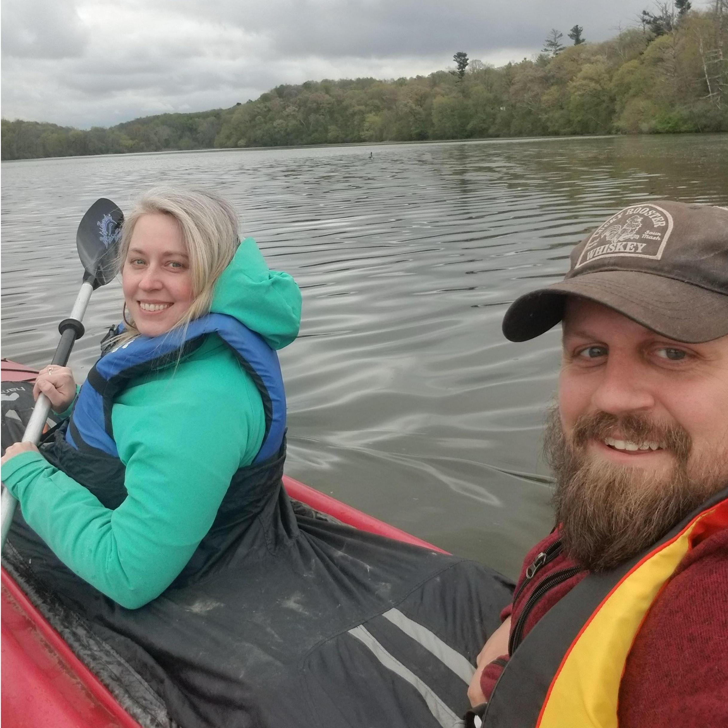 We enjoy our time on the water, whether in a kayak, inner tubes, or a speed boat.