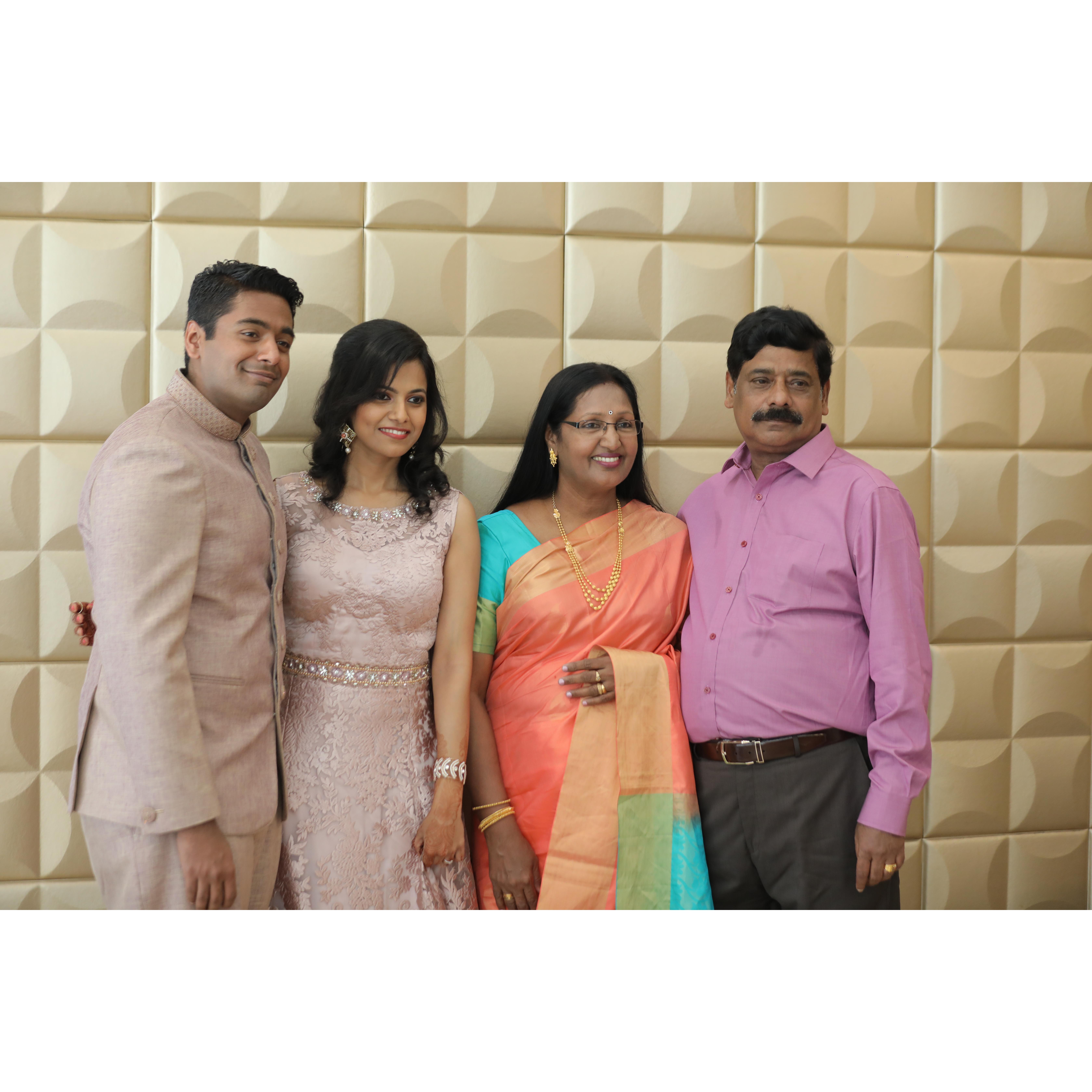 Groom's parents