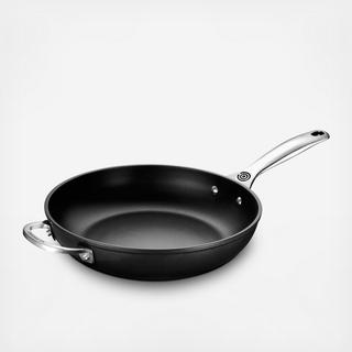 Toughened Nonstick Deep Fry Pan with Helper Handle