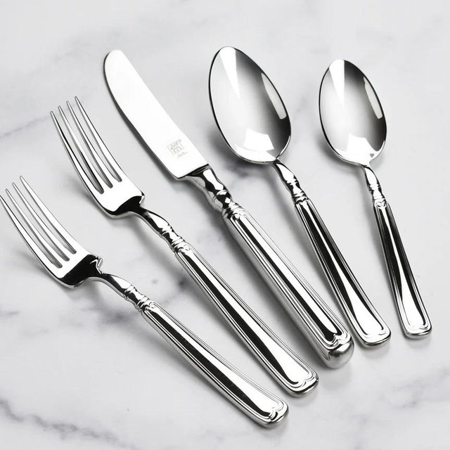 Vintage 1876 Stainless Steel 45 Pc. Flatware Set