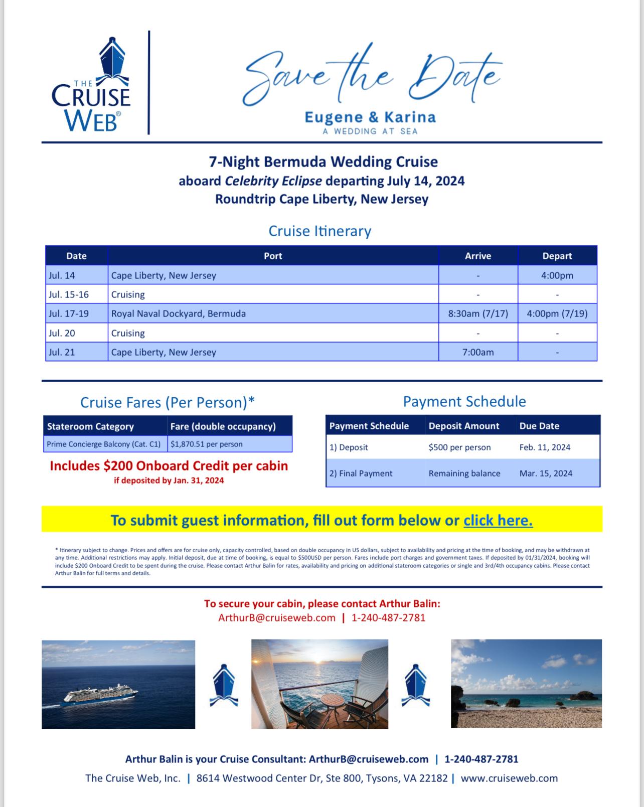 The Wedding Website of Karina Khusid and Eugene Gabriyelov