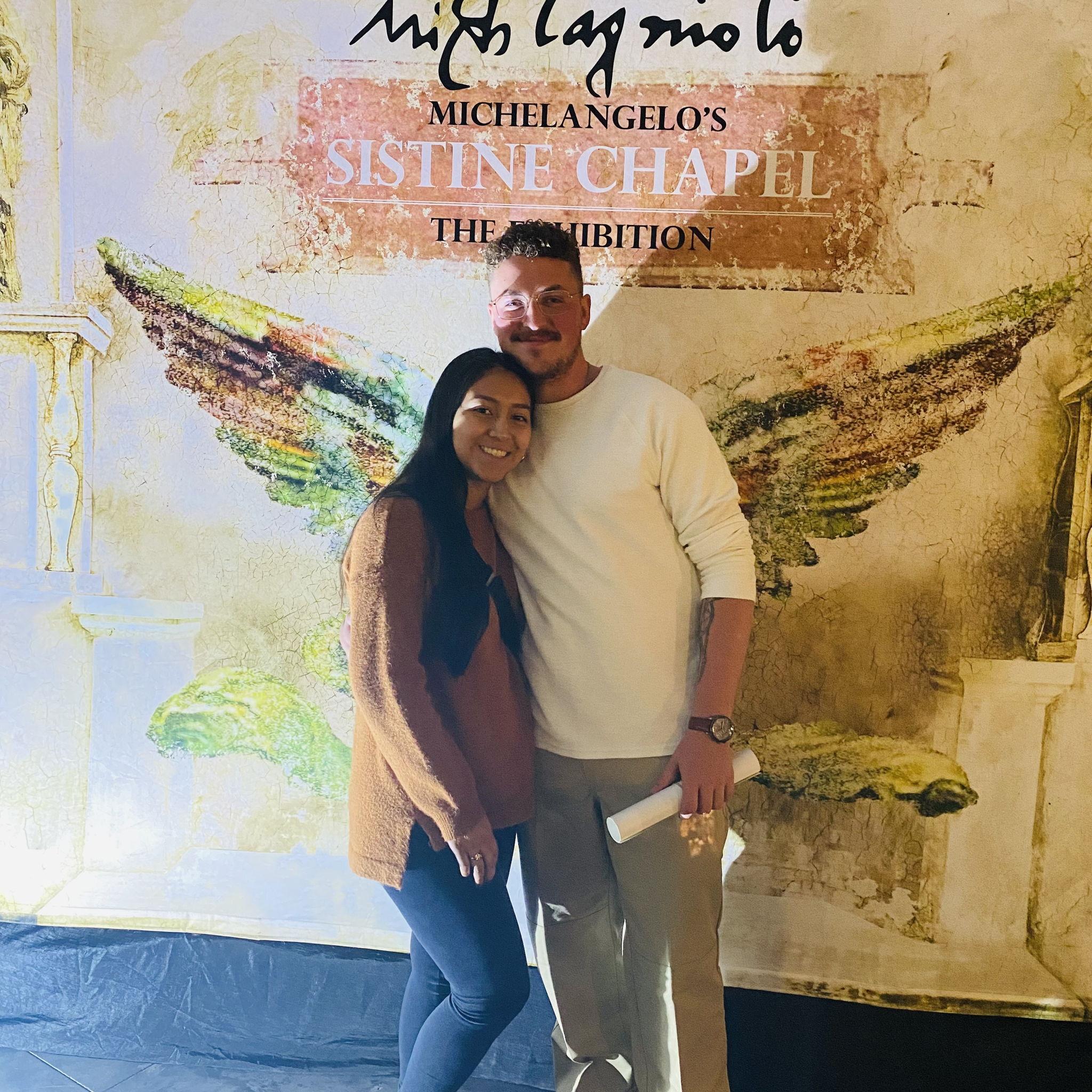 Art expo, also part of our first date