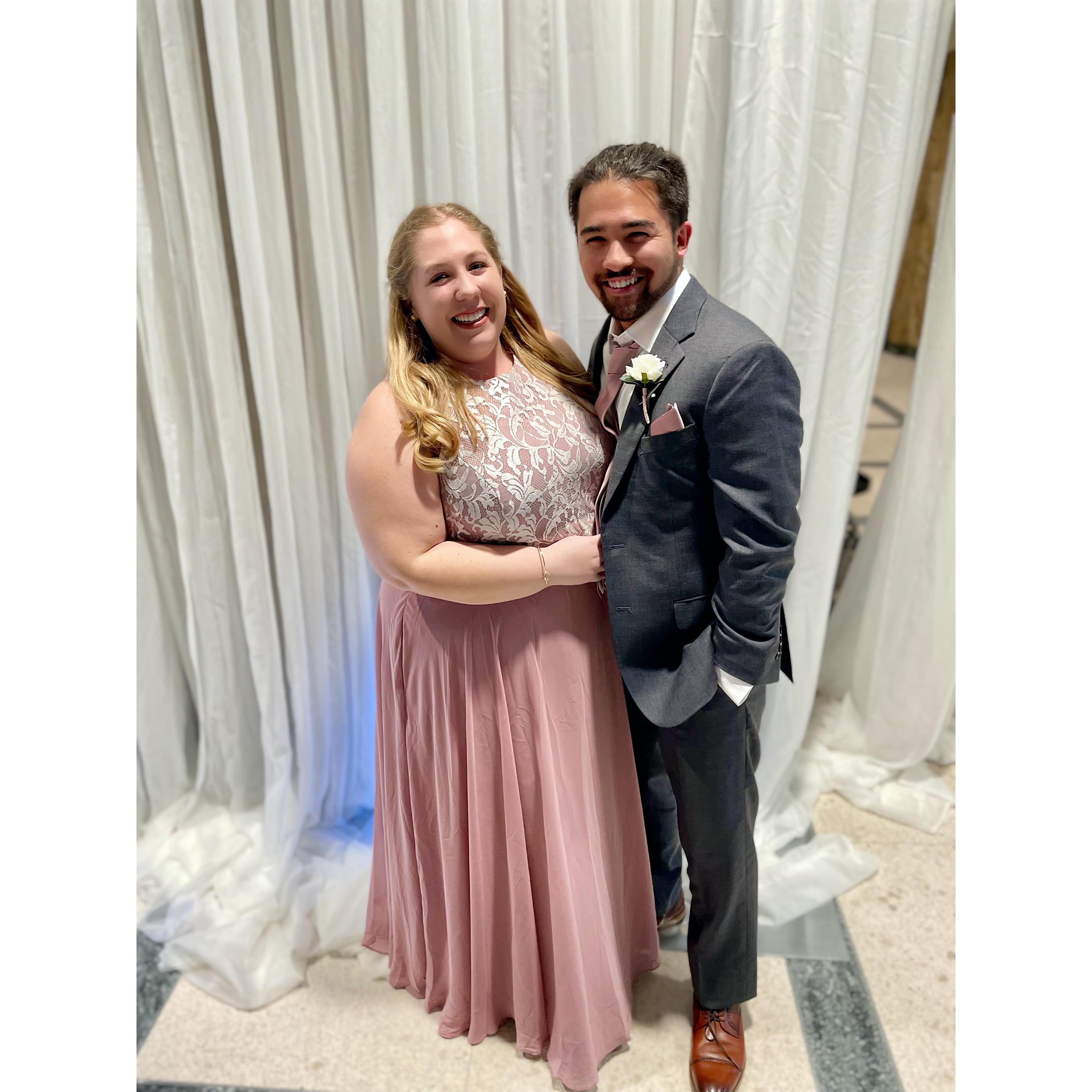 At our best friends Jenn and Deven's wedding! - January 16th, 2022