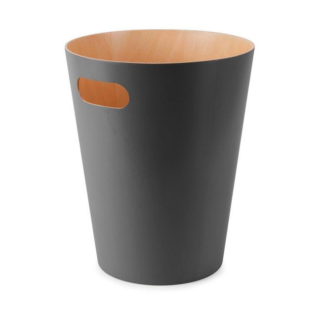 Umbra 2gal Woodrow Indoor Trash Can Dark Gray