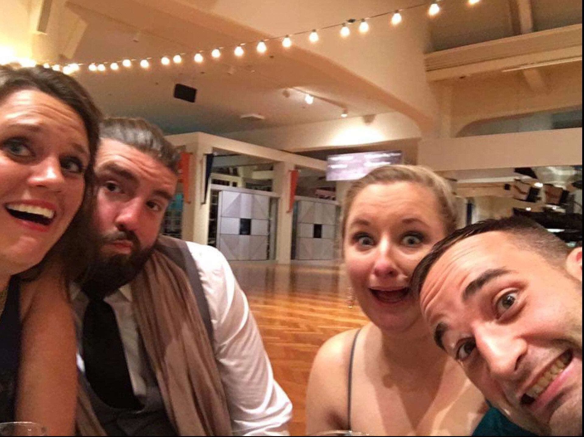 We love to have fun, just think of how much fun this was, and it wasn’t even our wedding!!