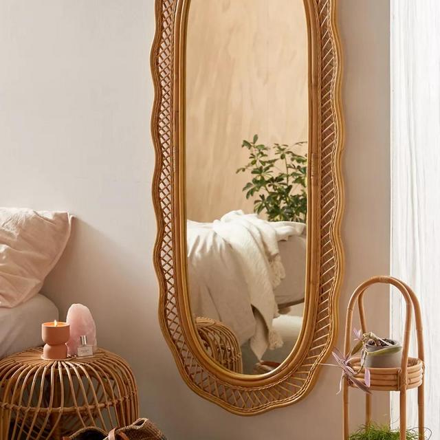 Malorie Wicker Wall Mirror