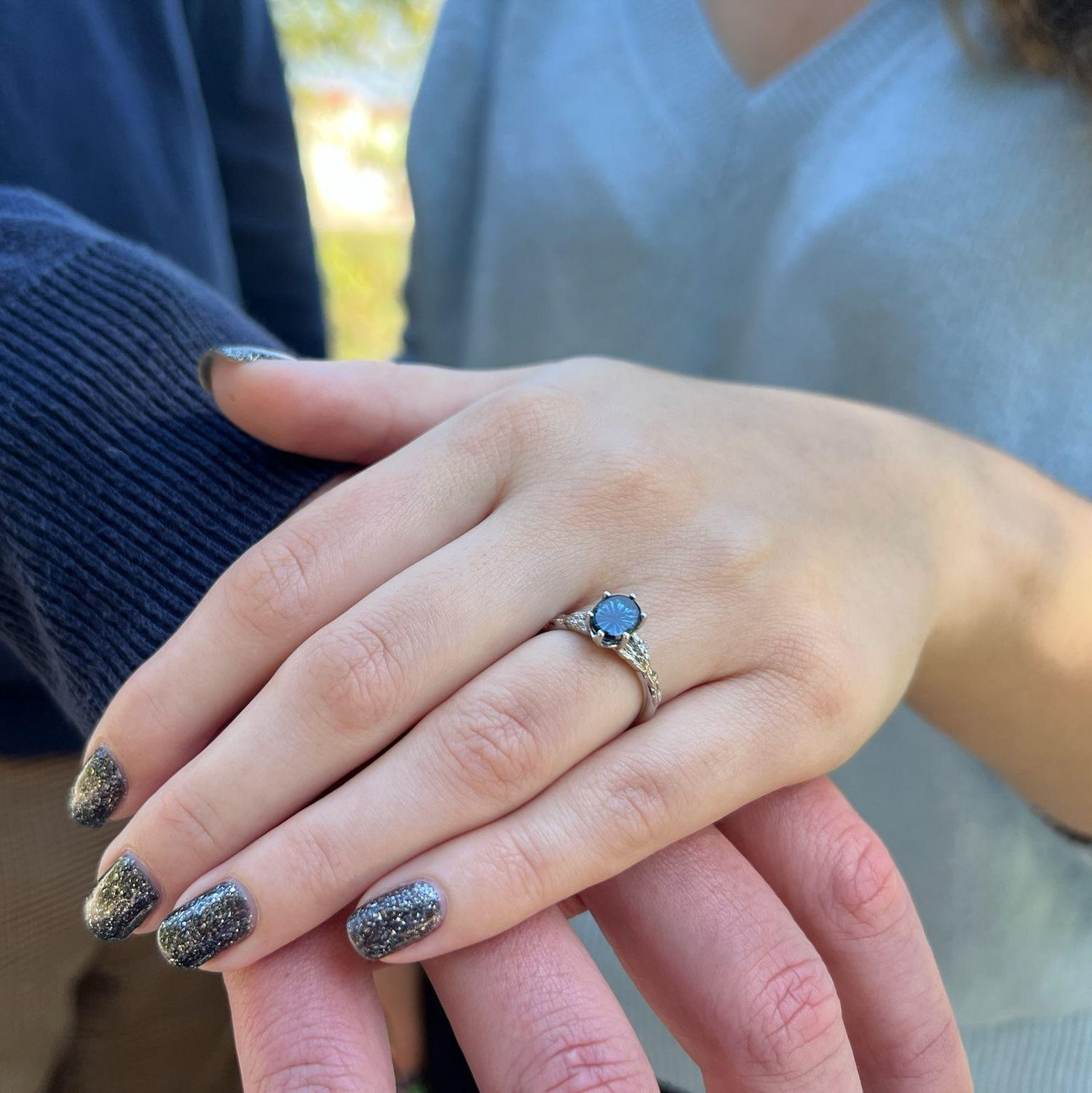 The ring that we designed together!