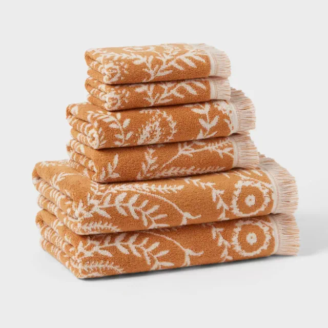 6pc Bath Towel Set Yellow - Threshold™