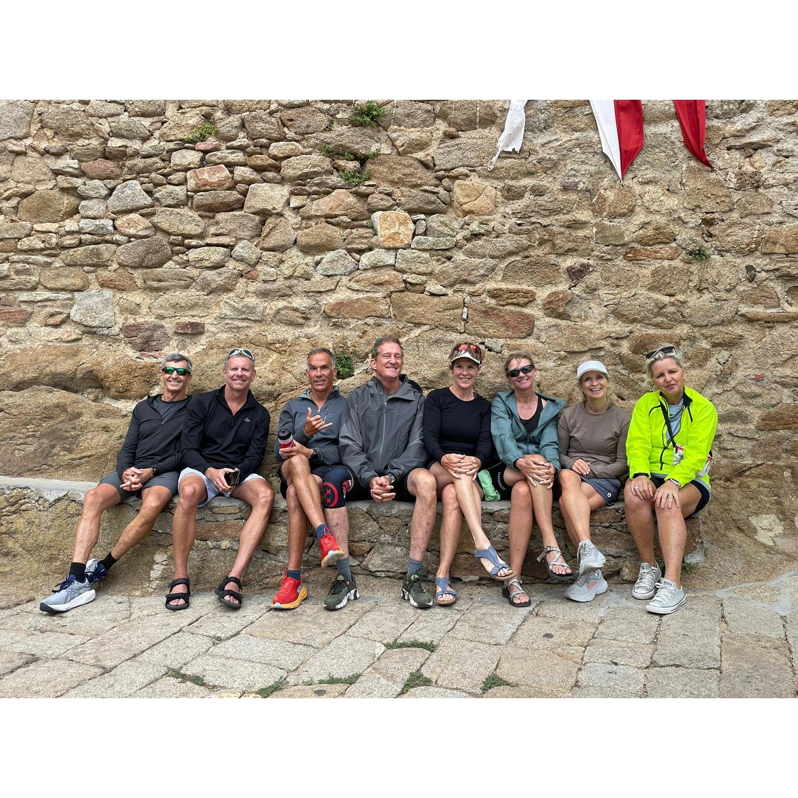 Our bike group on Elba