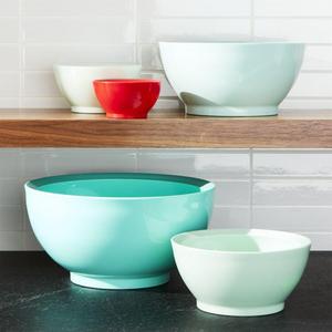 Calibowl ® Aqua Sky Nonslip Nesting Mixing Bowl, Set of 5