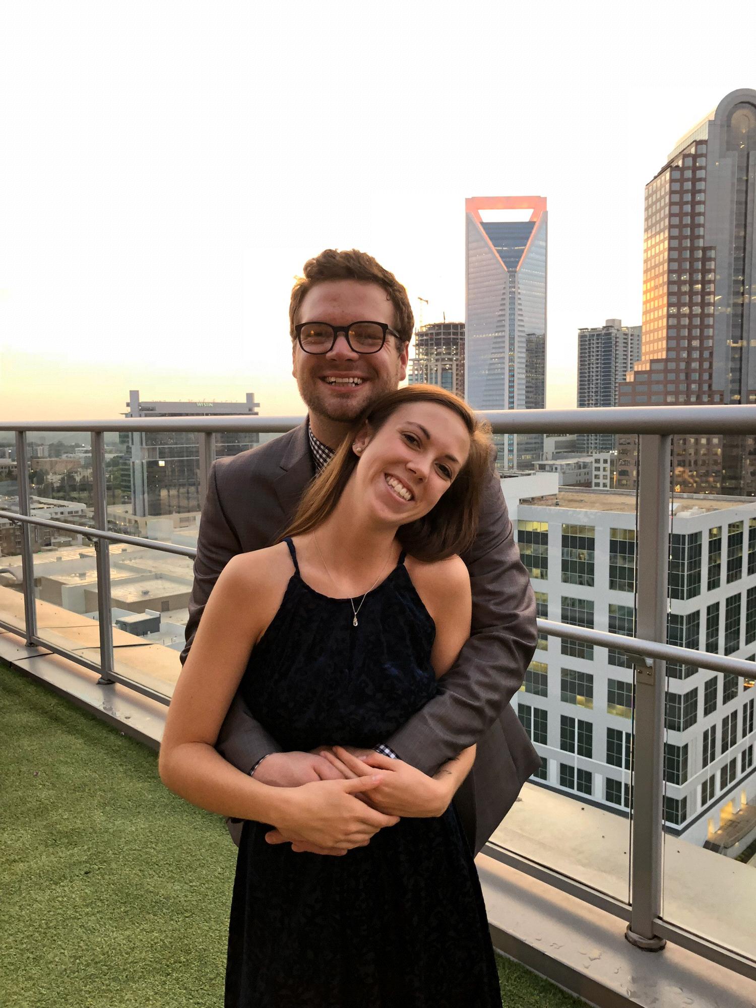 Our first date in Charlotte, NC