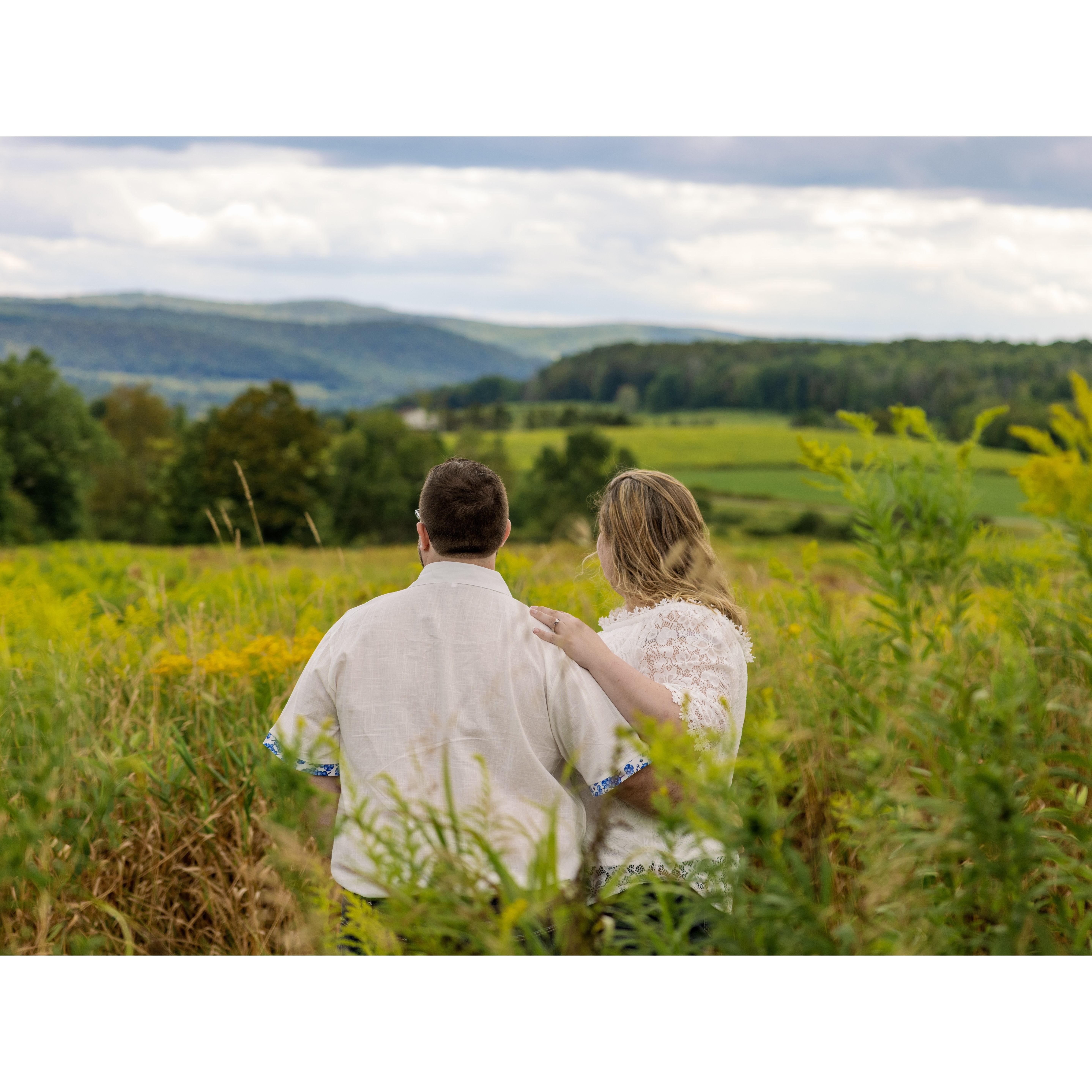 Engagement Session at Gilbertsville Farmhouse