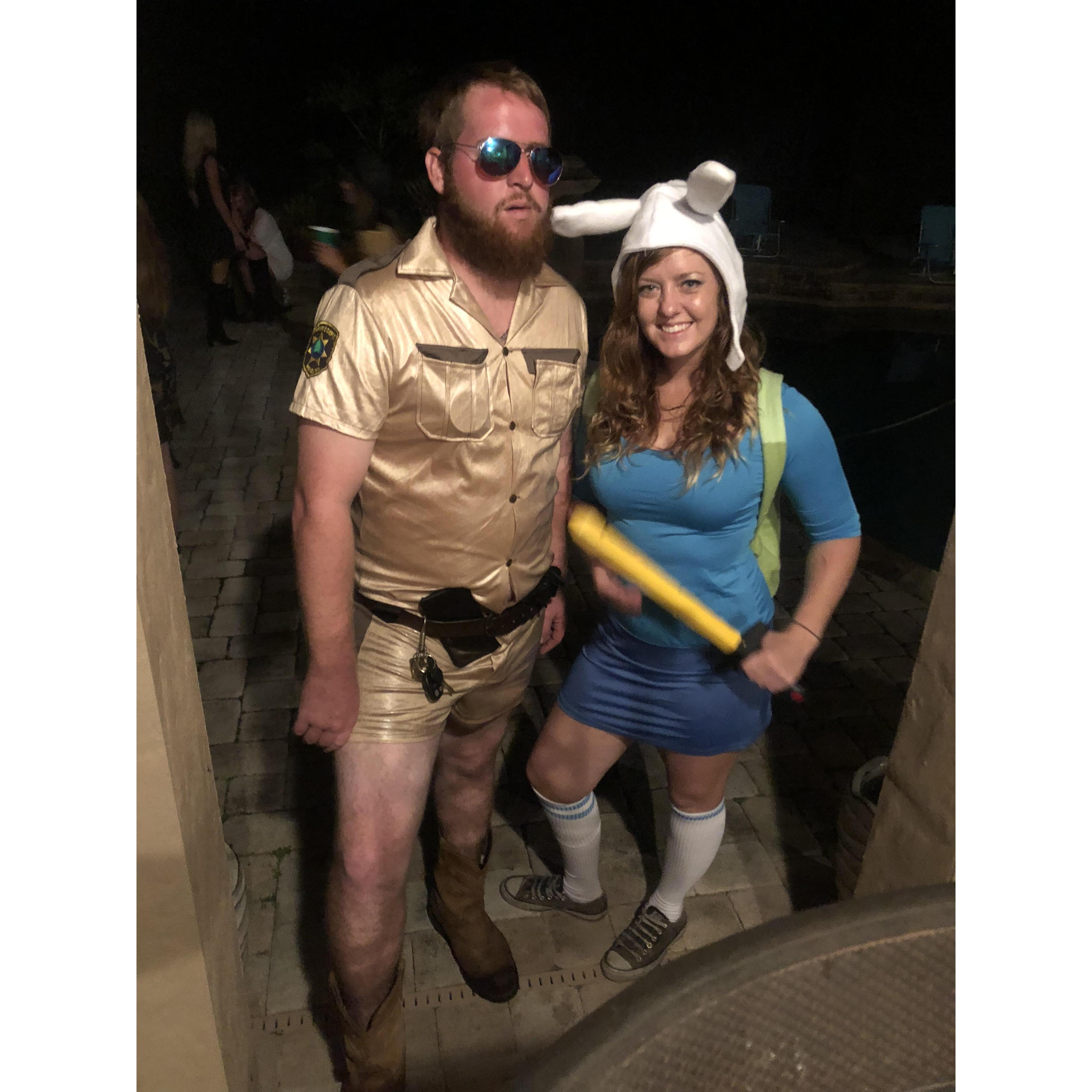 That one time our costumes rocked the party! Halloween 2018