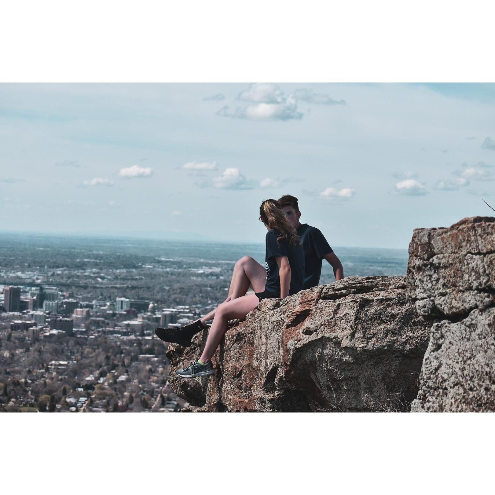 Hiking table rock 2020