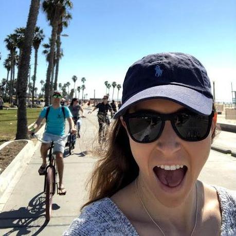 Alex knows better than to try and keep up with a Kester on a bike.