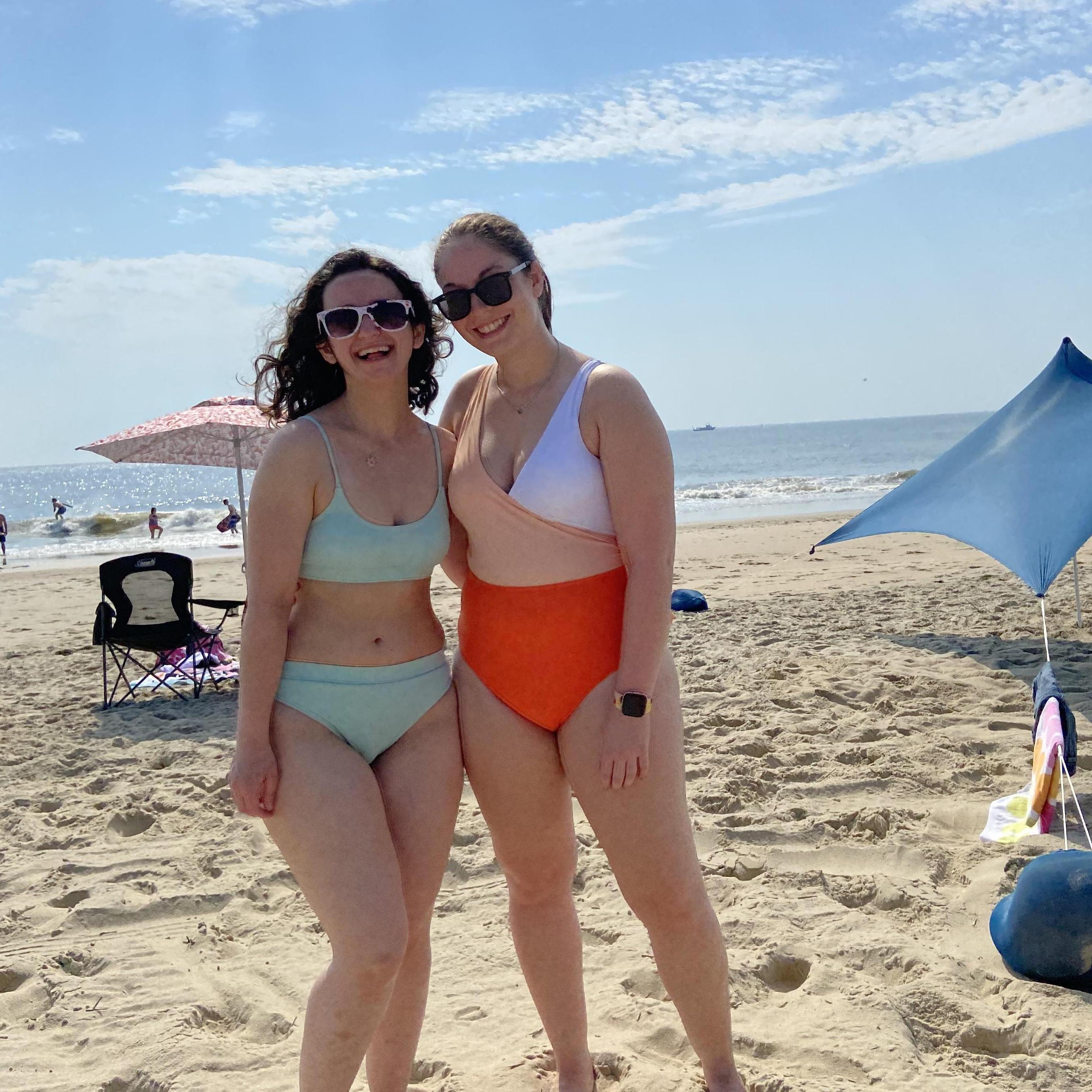 At the beach in Ocean City, Maryland