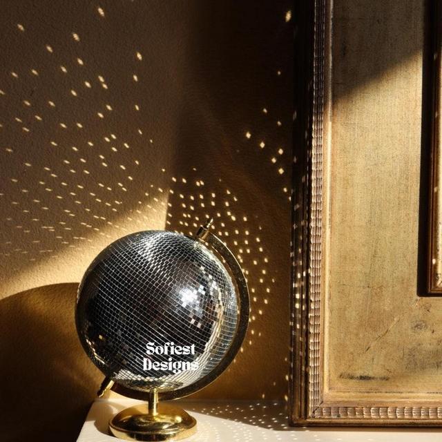 Gold Disco Globe