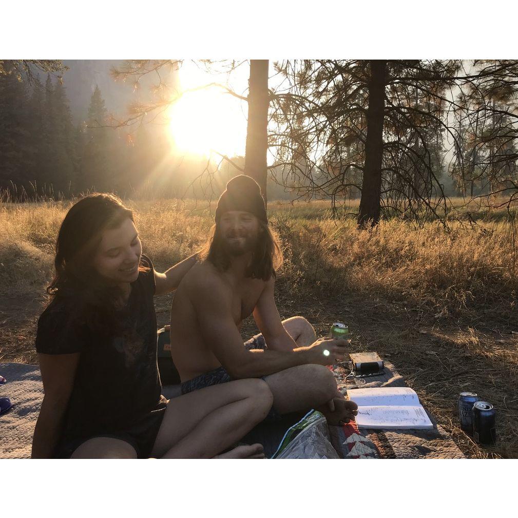 We traveled to all the best climbing places in the west together!