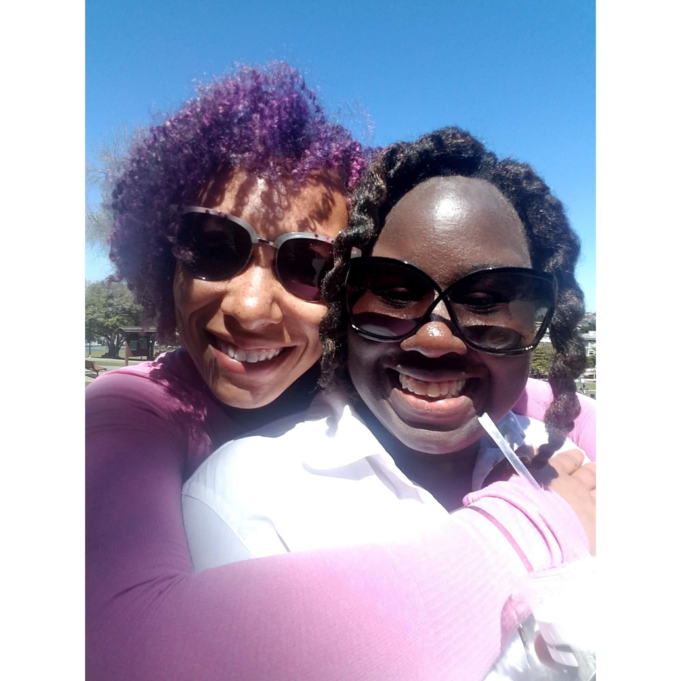 Look who I ran into Babe! Nita
#teammagic

SF