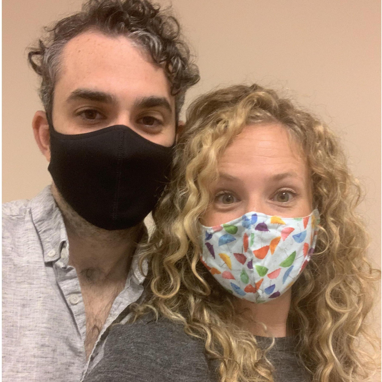 Applying for our marriage license the first time around.